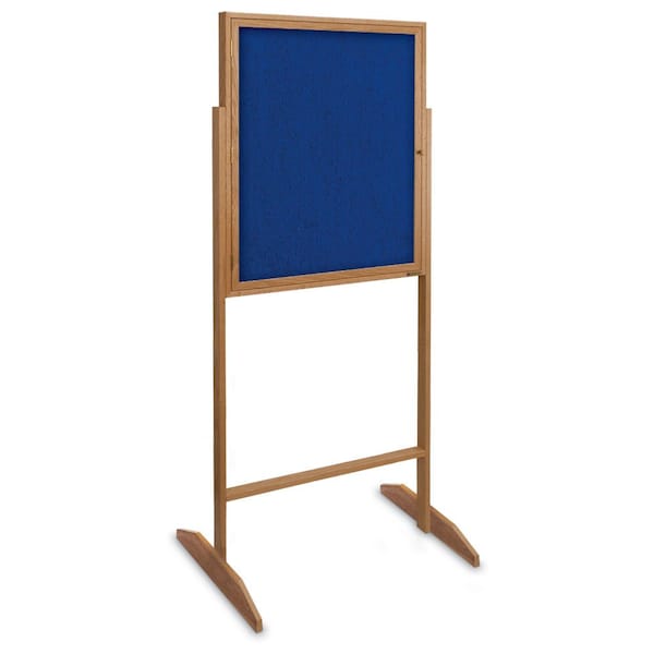Sliding Door Indoor Enclosed Corkboard, 4